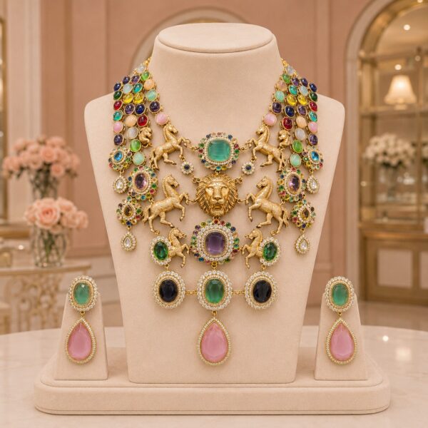 Royal Doublet Bridal Necklace Set
