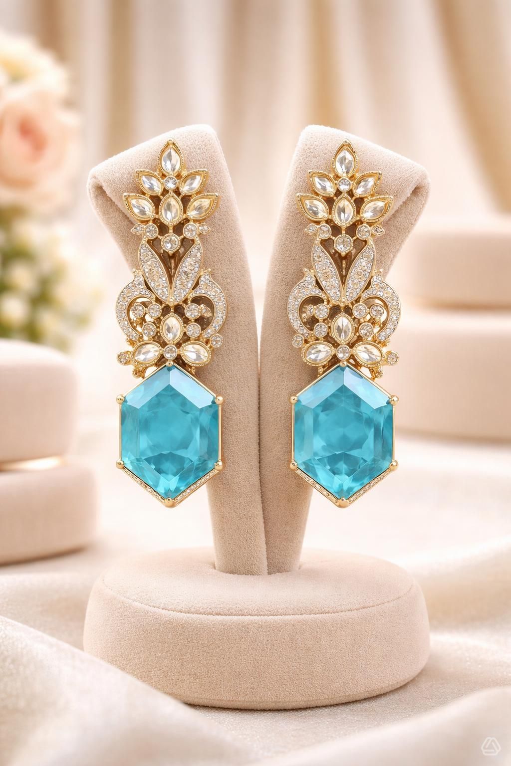 Kundan Doublet Earrings Manufacturer India | Wholesale