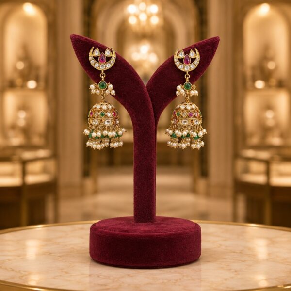 Kundan Fashion Jhumki Earrings Manufacturer India Wholesale