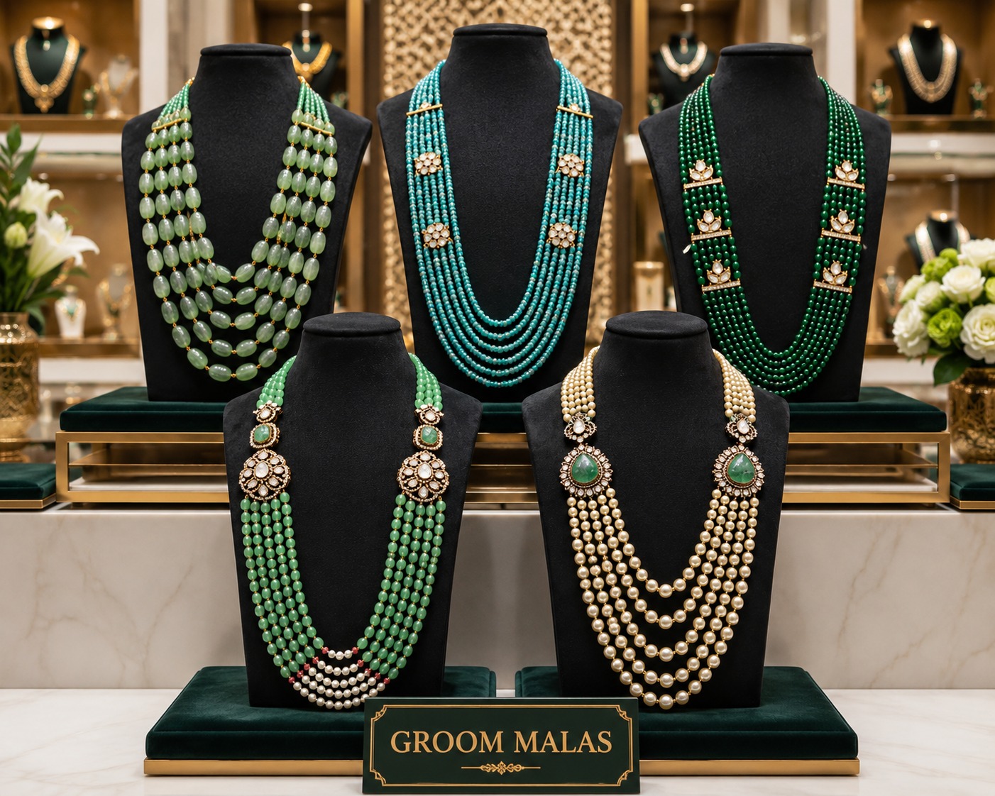 Handcrafted Groom Malas Manufacturer in India
